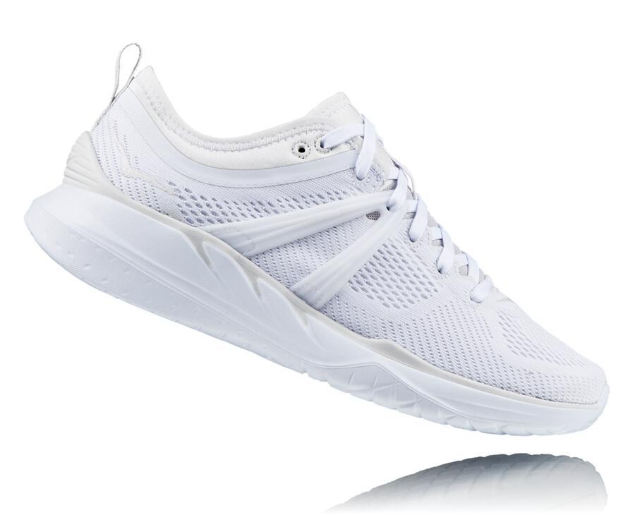 Hoka Australia One One Tivra - Womens Running Shoes White - XHCZS-2950